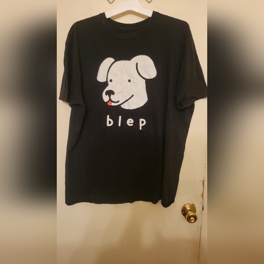 Graphic T Shirt Dog Saying Blep